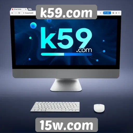 Experiência do usuário no site k59.com